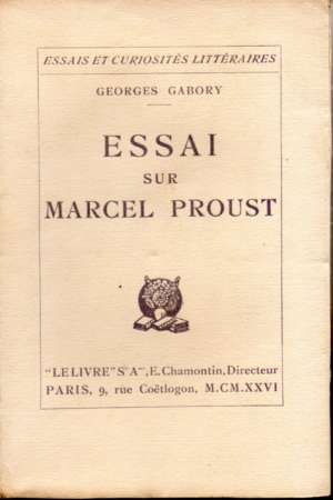 Essai sur Marcel Proust