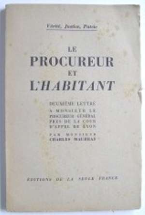 Le procureur et l’habitant – Charles Maurras