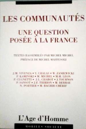 Les communautés une question posée à la France