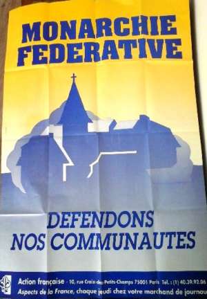 Affiche : Monarchie fédérative (grand format)