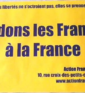 Affiche : Rendons les Français à la France