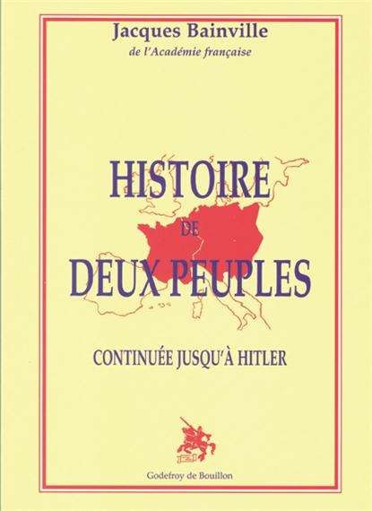 Histoire de deux peuples continuée jusqu'à Hitler