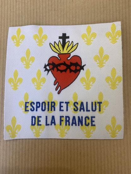 Écusson ESF, fleur de lys