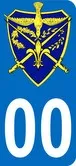 Blason camelot bleu