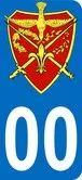 Blason camelot rouge