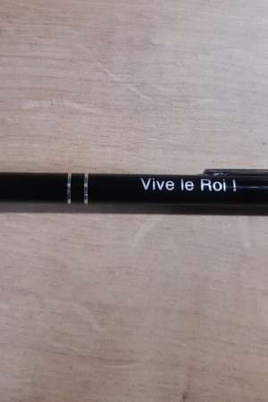 Stylo élégant “Vive le Roi !”