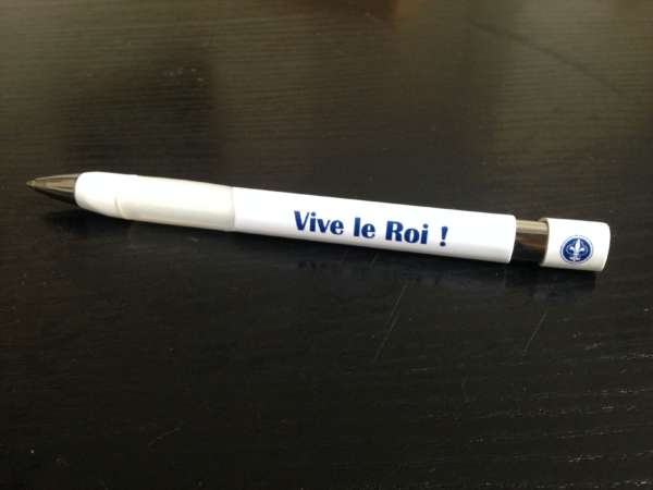 Stylo Vive le Roi
