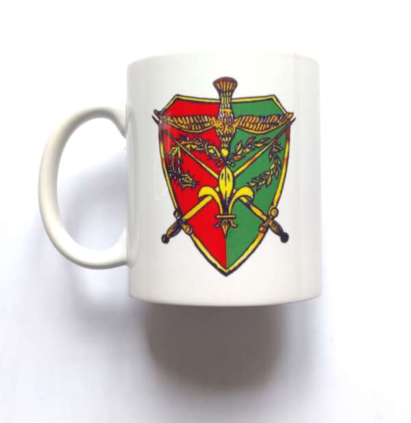Mug Camelot rouge vert