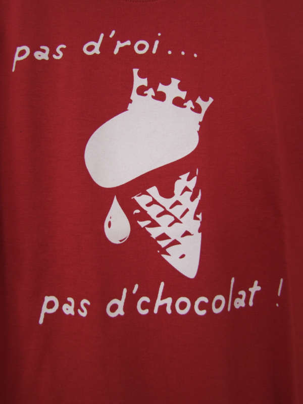 Tee shirt enfant "Pas d'roi pas... pas d'chocolat" – Image 2