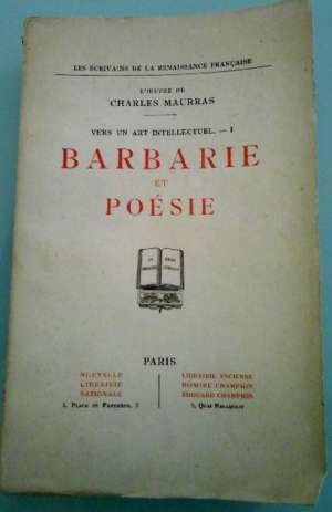Barbarie et poésie