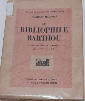 Le bibliophile Barthou
