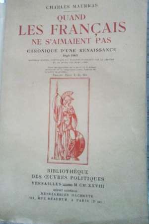 Quand les français ne s’aimaient pas