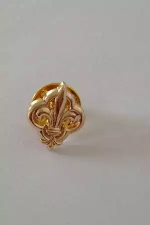 Pins fleur de lys doré