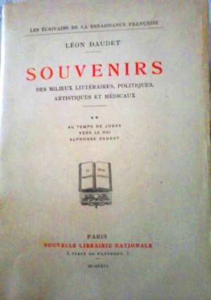 Souvenirs des milieux littéraires, politiques…2