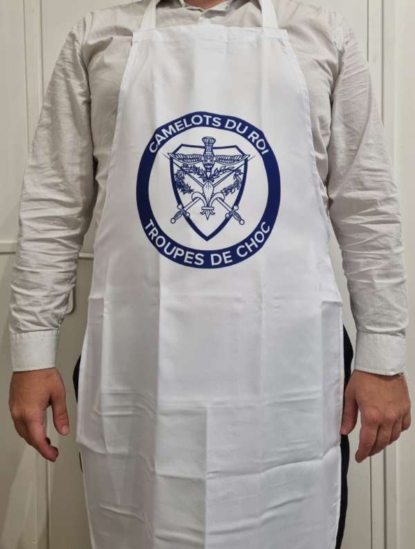Tablier de cuisine camelot du roi