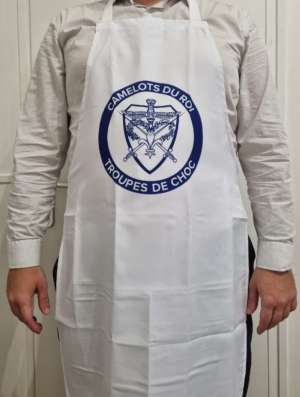Tablier de cuisine camelot du roi