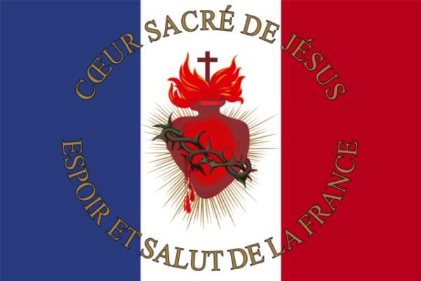 Drapeau sacré-coeur