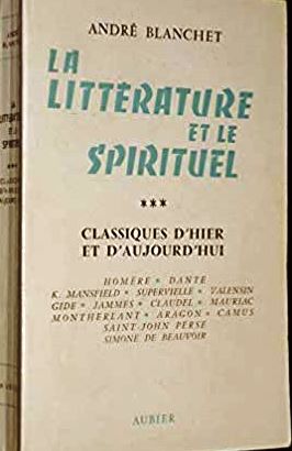 La Littérature et le Spirituel
