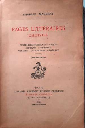 Pages Littéraires choisies