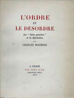 L’ordre et le désordre