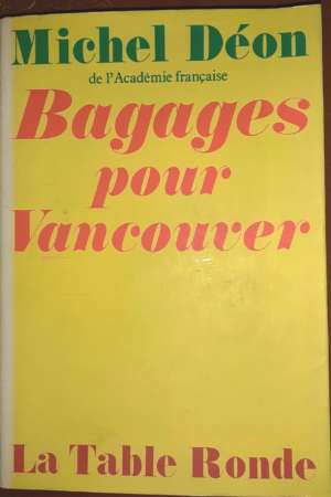 Bagages pour Vancouver