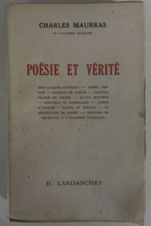 Poésie et Vérité