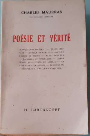 Poésie et Vérité