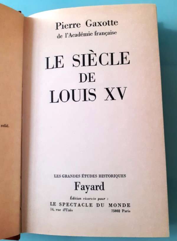 Le siècle de louis XV – Image 2
