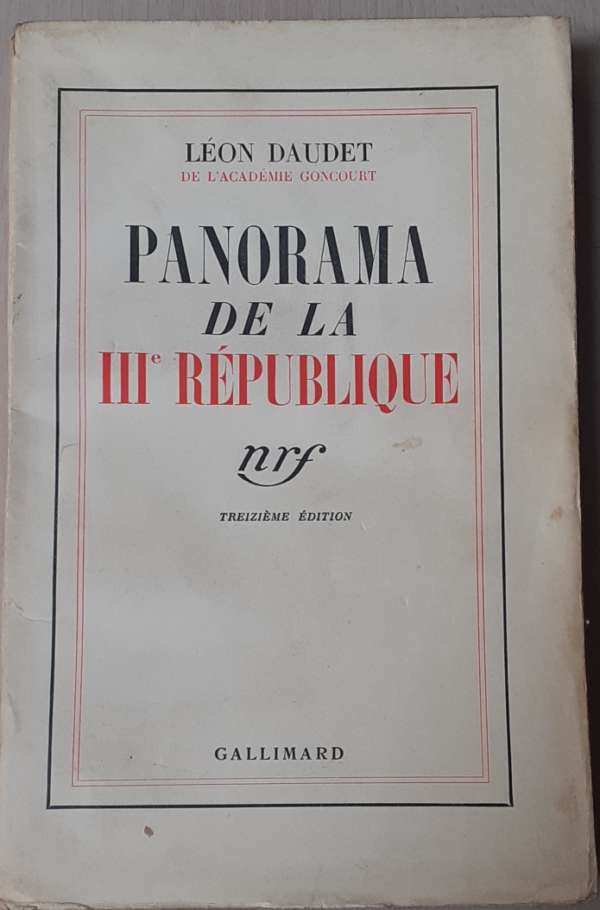Panorama de la IIIe République