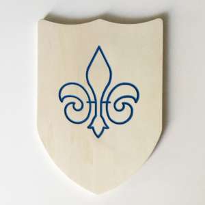 Bouclier Fleur de Lys