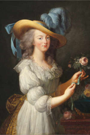 Poster Marie-Antoinette à la rose