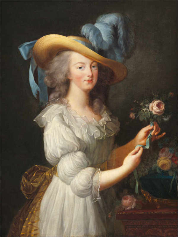 Poster Marie-Antoinette à la rose