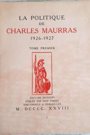 La Politique de Charles Maurras