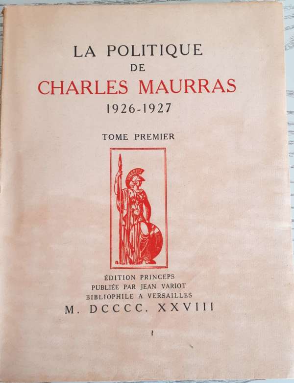 La Politique de Charles Maurras