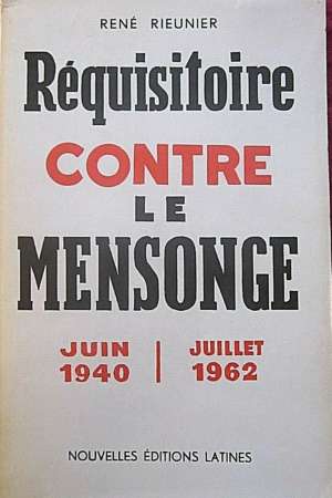 Réquisitoire contre le mensonge