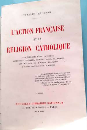 L’action française et la religion catholique