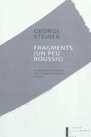 Fragments ( un peu roussis)