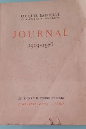 JOURNAL 1919-1926