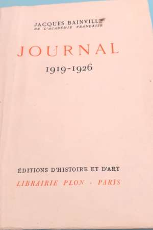 JOURNAL 1919-1926