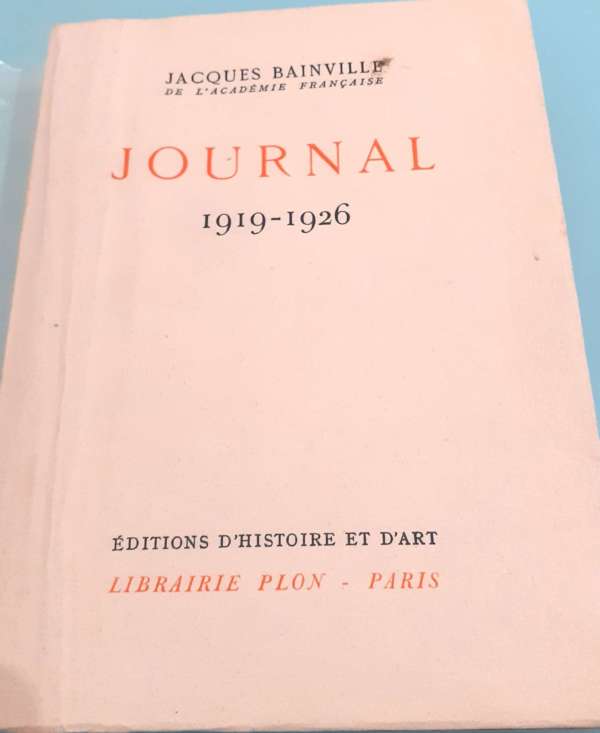 JOURNAL 1919-1926