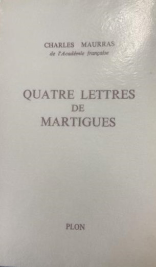 Quatre lettres de Martigues