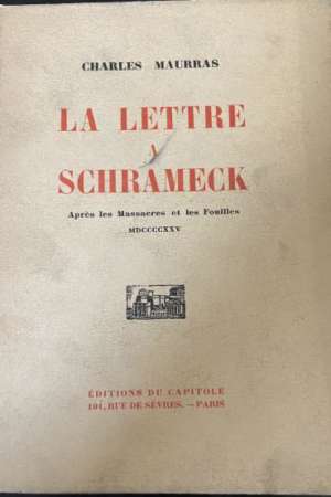 La lettre à Schrameck