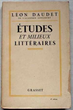 Etudes et milieux littéraires