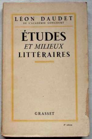 Etudes et milieux littéraires