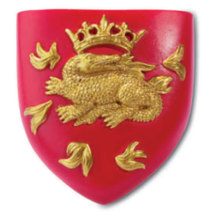 Aimant blason salamandre