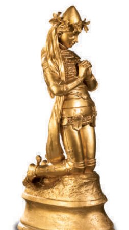 Statue de Jeanne d’Arc agenouillée par Frémiet