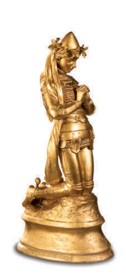 Statue de Jeanne d'Arc agenouillée par Frémiet