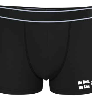 Caleçon « No rex, No Sex »