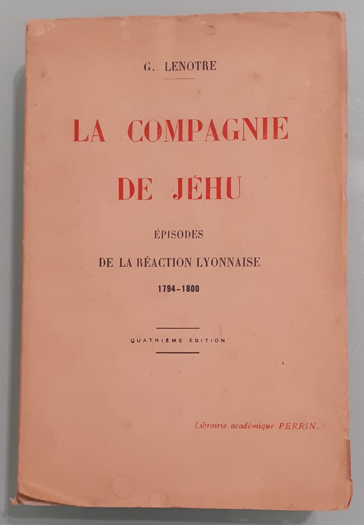 La Compagnie de JEHU, épisodes de la réaction lyonnaise
