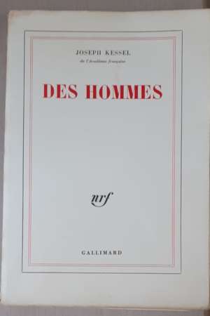 Des Hommes, de Joseph Kessel